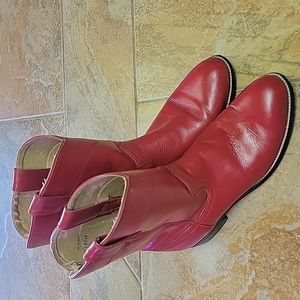 Vintage Justin brand Red Boots